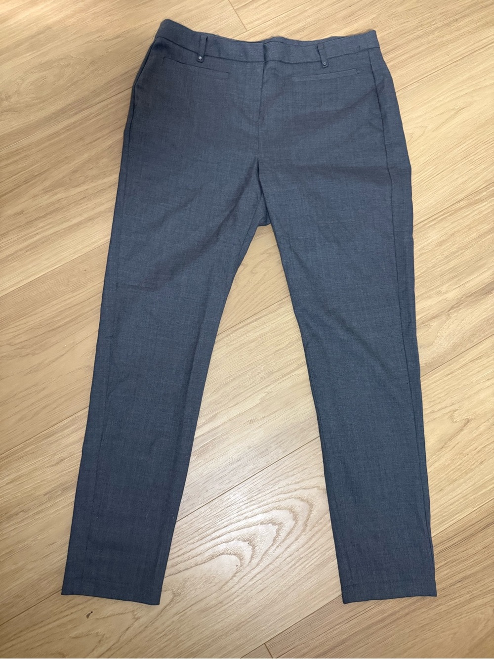Kenneth Cole New York Charcoal Gray Slim Dress Pants